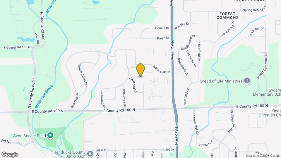 1222 Richfield Ln Map and Location Details