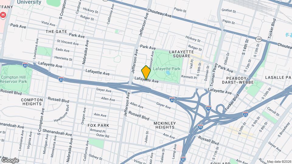 2164 Lafayette Ave Map and Location Details