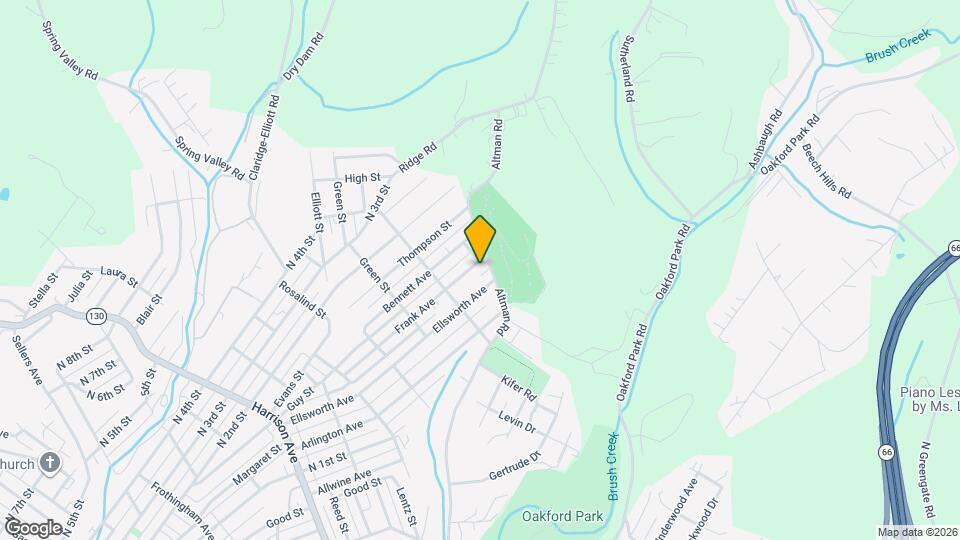 1230 Frank Ave Map and Location Details