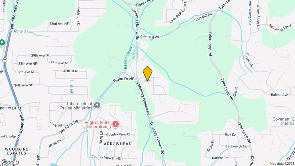 1104 Oak Creek Trail Map and Location Details