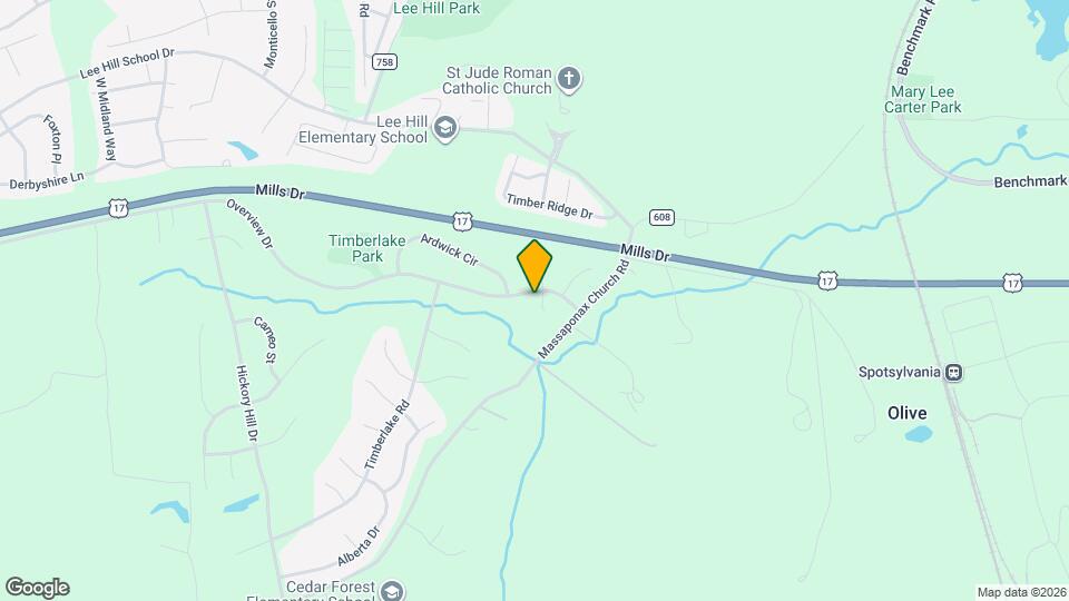 9504 S Royal Crest Ct Map and Location Details