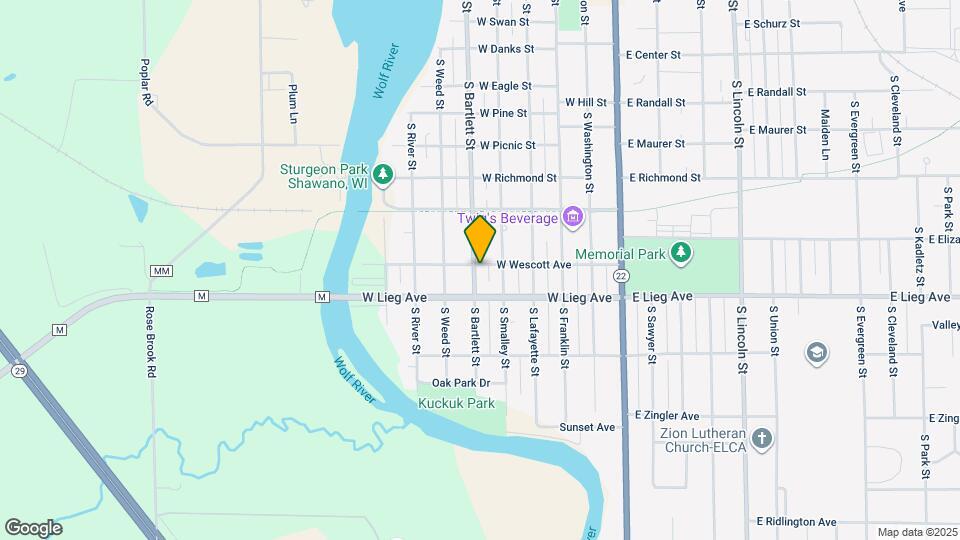 516 W Wescott Ave Mapa y Detalles de la Ubicación