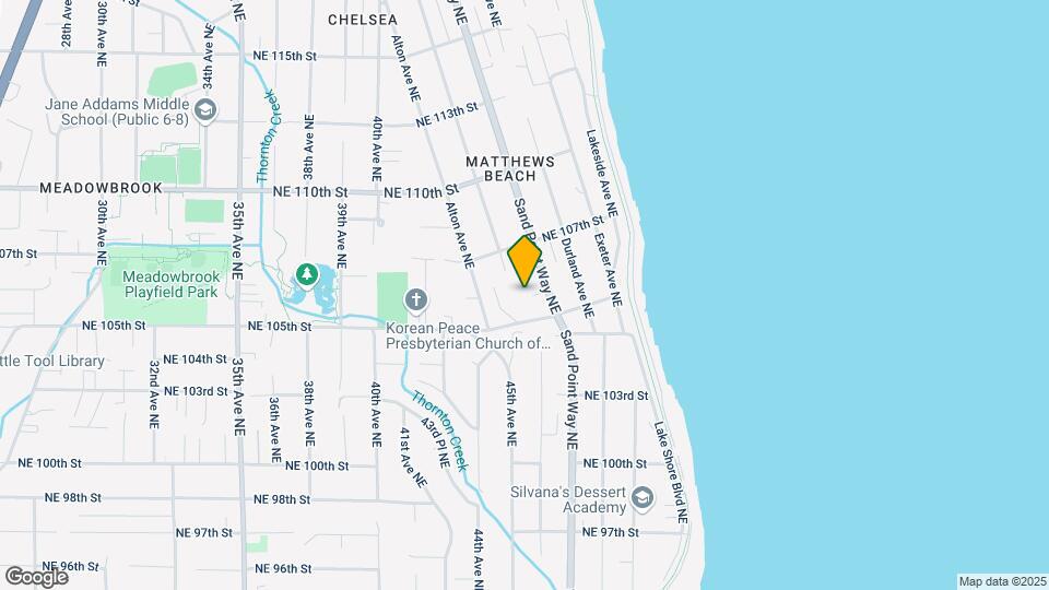 10623 Sand Point Way NE Map and Location Details