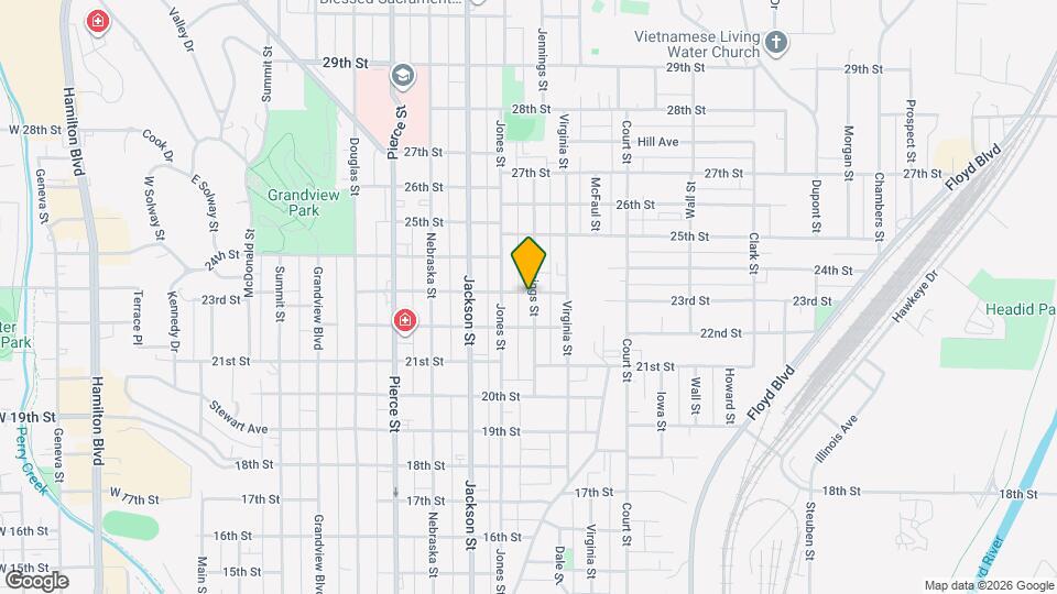 2227 Jennings St Map and Location Details