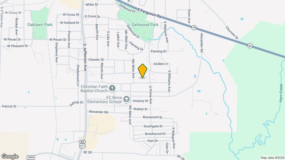411 Redbud Ln Map and Location Details