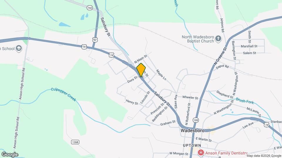 707 Salisbury St Map and Location Details