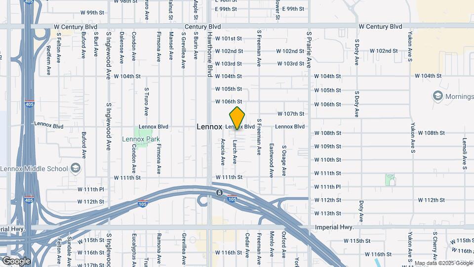 10812-10814 Larch Ave Map and Location Details