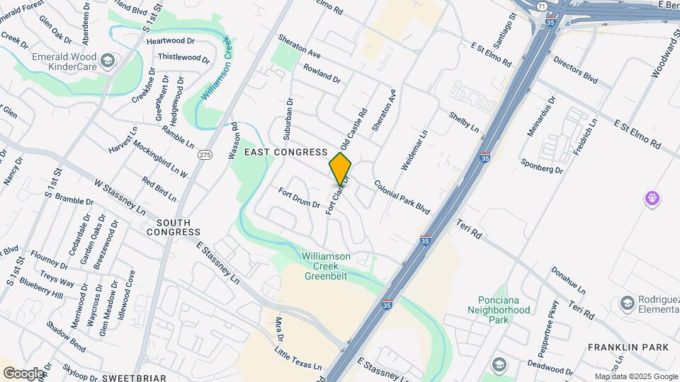 505 Fort Clark Dr Map and Location Details