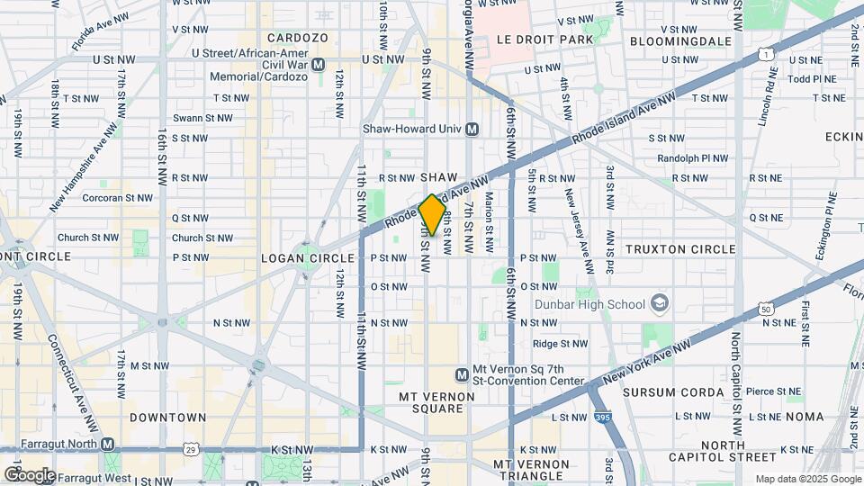 1521 9th St NW Map and Location Details