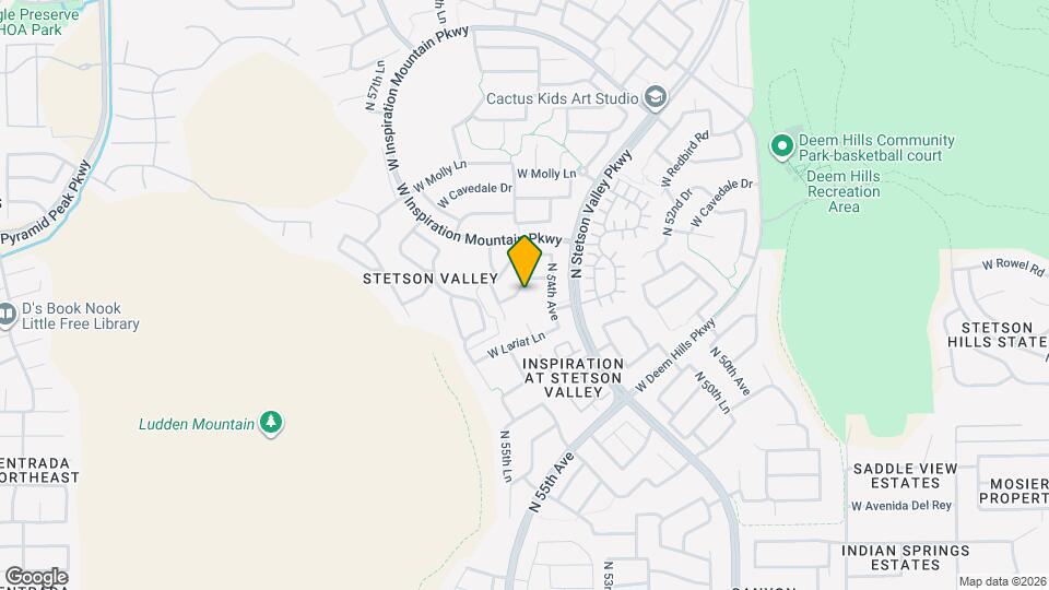 5515 W Tether Trail Map and Location Details