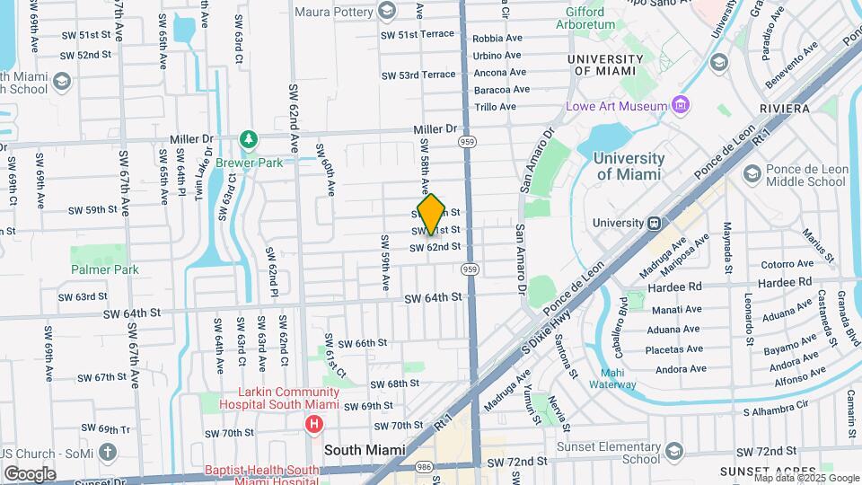 5785 SW 62nd St Map and Location Details