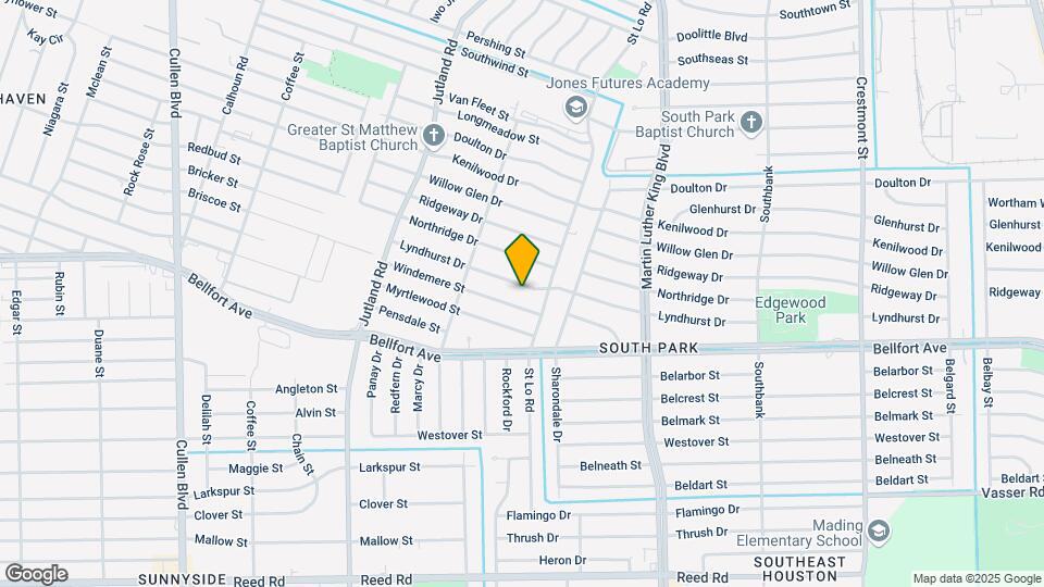 5414 Lyndhurst Dr Map and Location Details