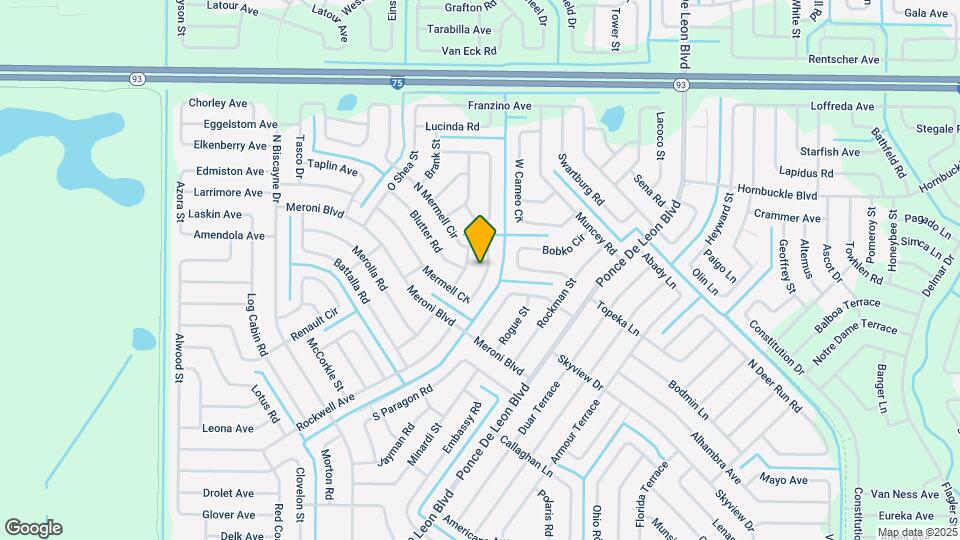 4357 Mermell Cir Map and Location Details