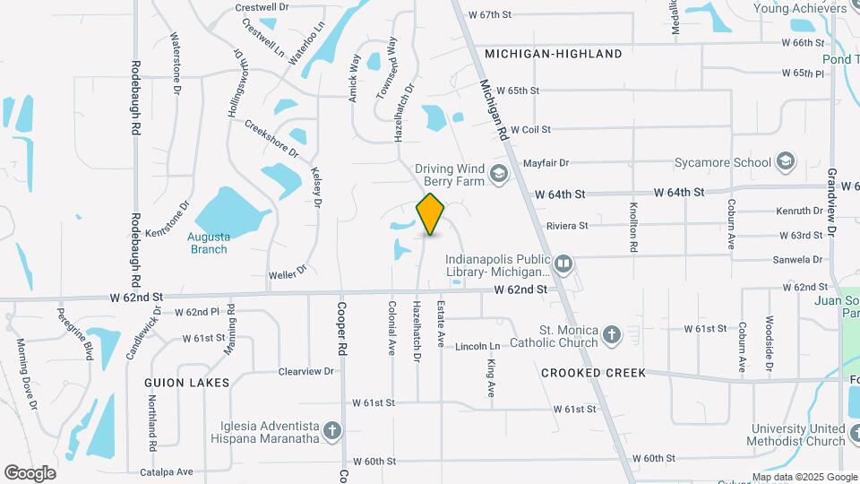 6261 Hazelhatch Dr Map and Location Details