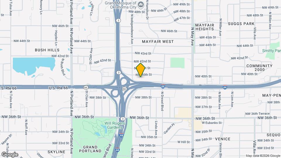 3221 NW 39th Terrace Map and Location Details