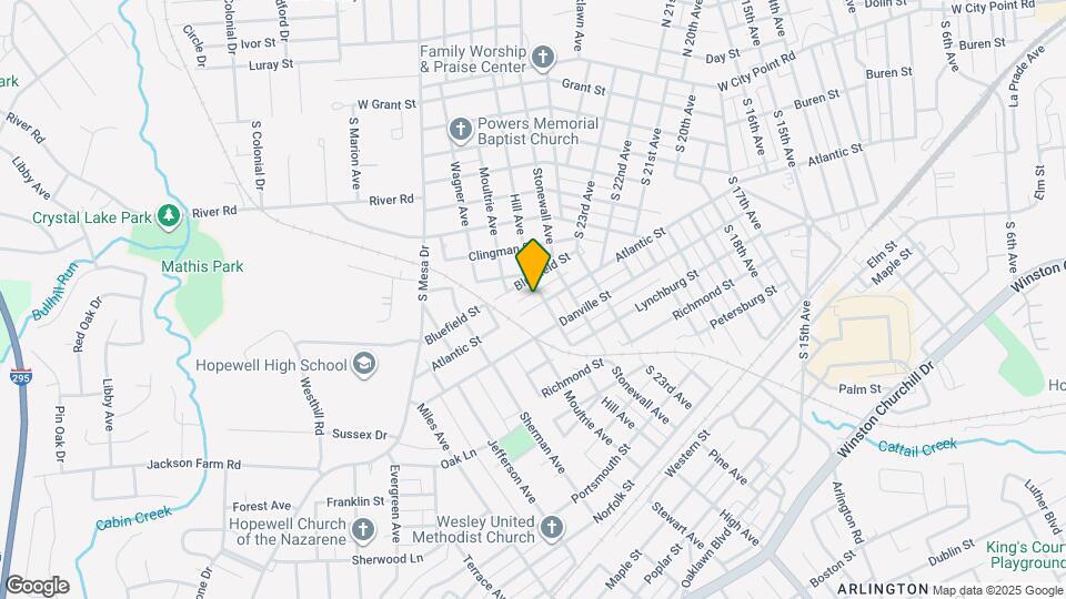 2501 Atlantic St Map and Location Details