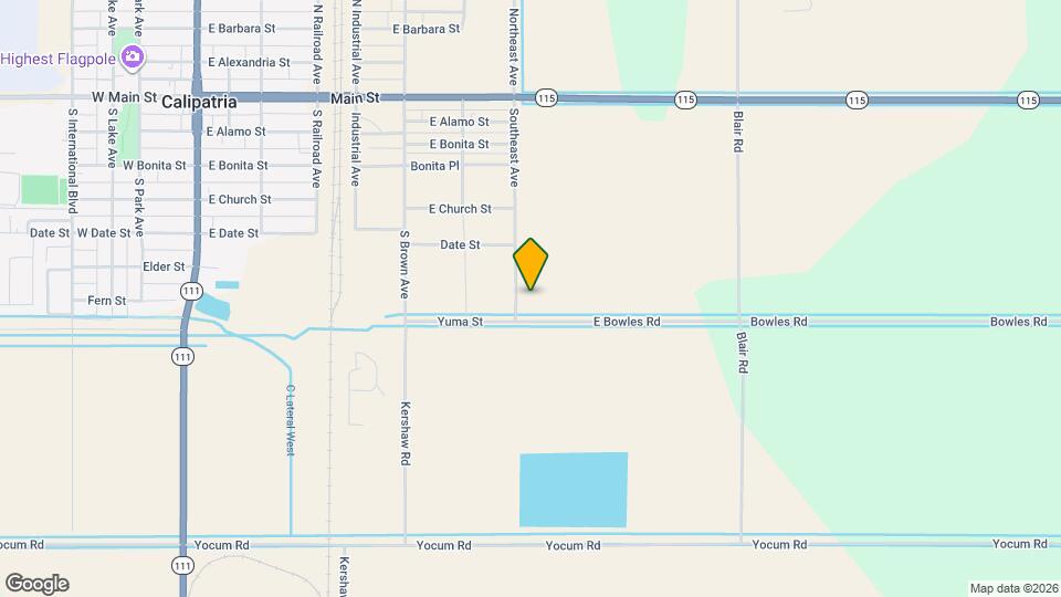 406 E Bowles Rd Map and Location Details