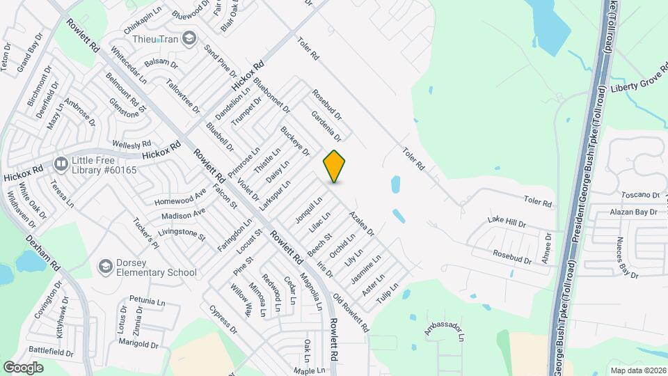 6310 Azalea Dr Map and Location Details
