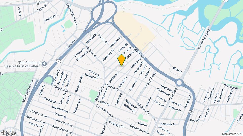 98 Charger St, Unit #1 Map and Location Details