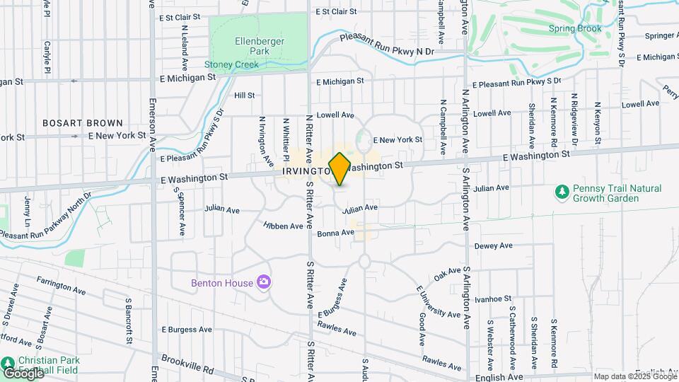 5613 E Washington St Map and Location Details