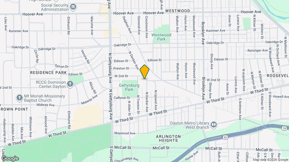 207 N Decker Ave Map and Location Details