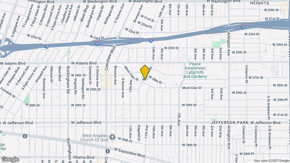 3945 Montclair St Mapa y Detalles de la Ubicación