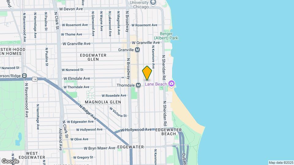 1052-1084 W Thorndale Ave Mapa y Detalles de la Ubicación