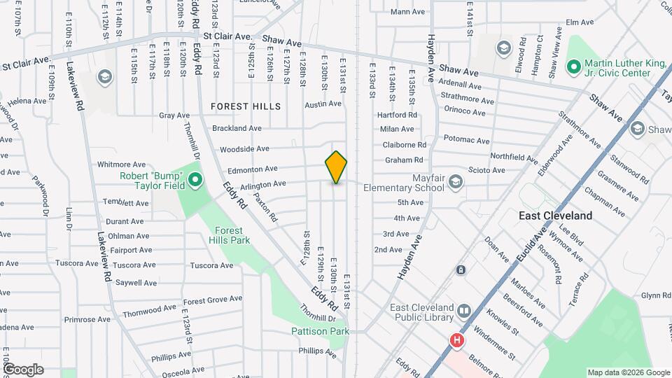841 E 130th St Map and Location Details