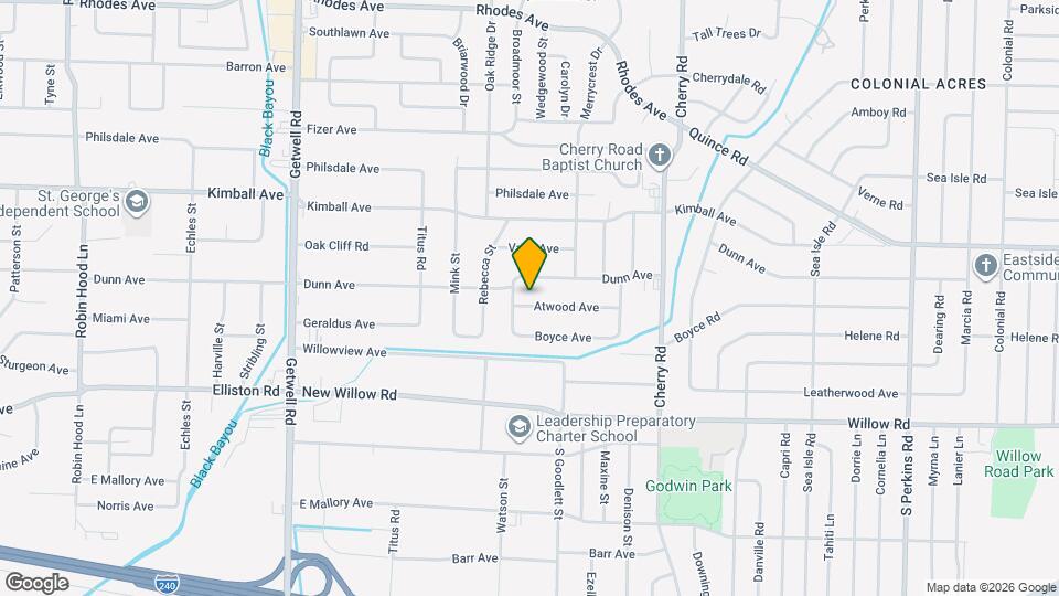 4198 Atwood Ave Map and Location Details