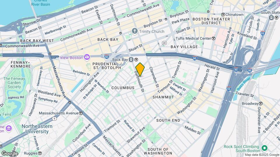 75 Dartmouth St, Unit ph Map and Location Details