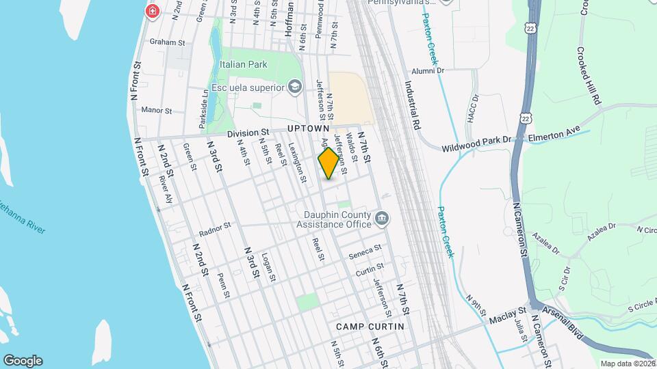 618 Radnor St Map and Location Details