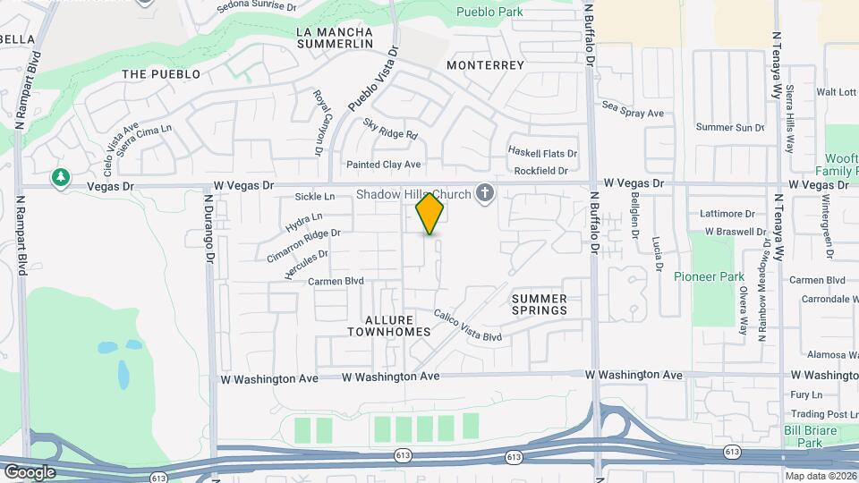 1333 Pinto Rock Ln Map and Location Details
