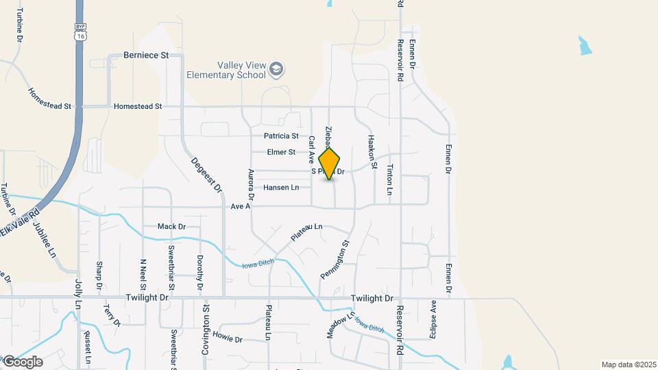 1235 Ziebach St Map and Location Details