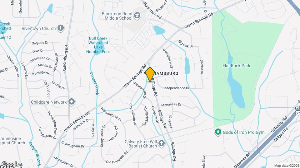 6405 Billings Rd Mapa y Detalles de la Ubicación