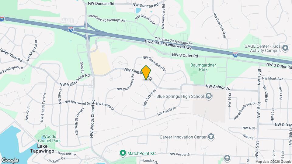 1013 NW Berkshire Dr Map and Location Details