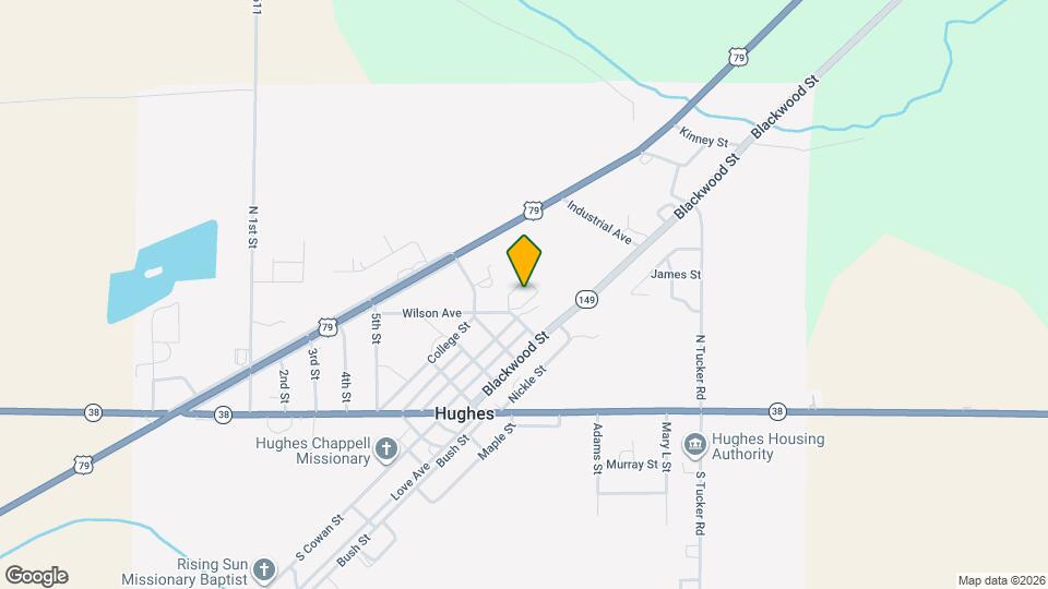 Hughes Manor Mapa y Detalles de la Ubicación