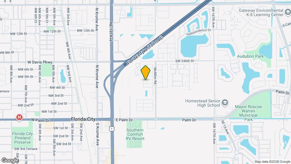 452 NE 4th Terrace Map and Location Details