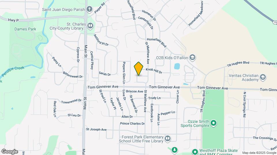 552 Manor Hill Ln Map and Location Details