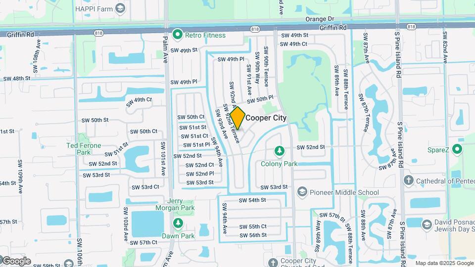 5122 SW 92nd Terrace Map and Location Details
