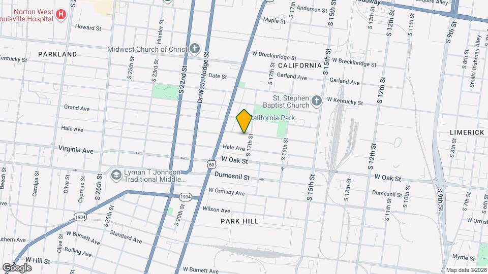 1710 Gallagher St Map and Location Details