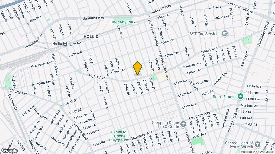 202-09 Hollis Ave Mapa y Detalles de la Ubicación