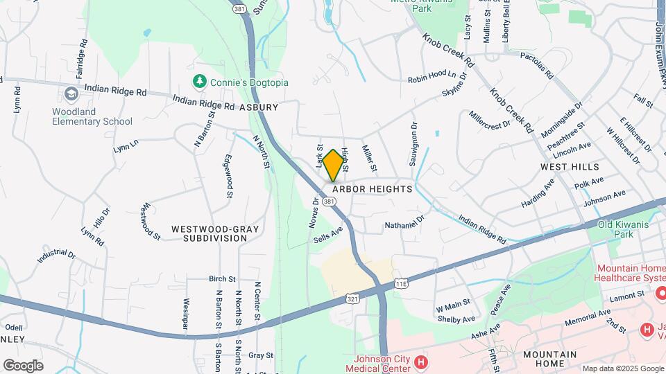 1805 Indian Ridge Rd Map and Location Details
