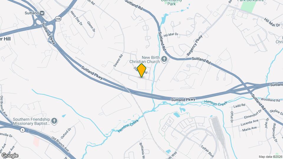 3817 Swann Rd Map and Location Details