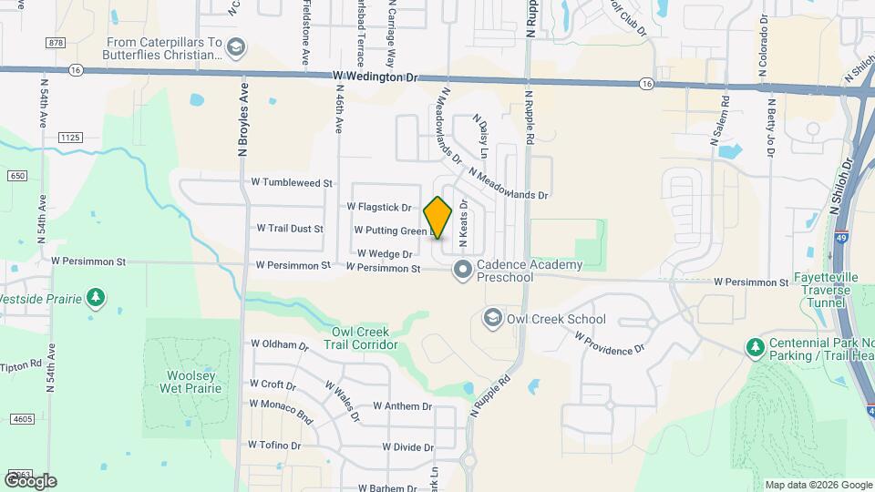 547 N Longfellow Ln Map and Location Details