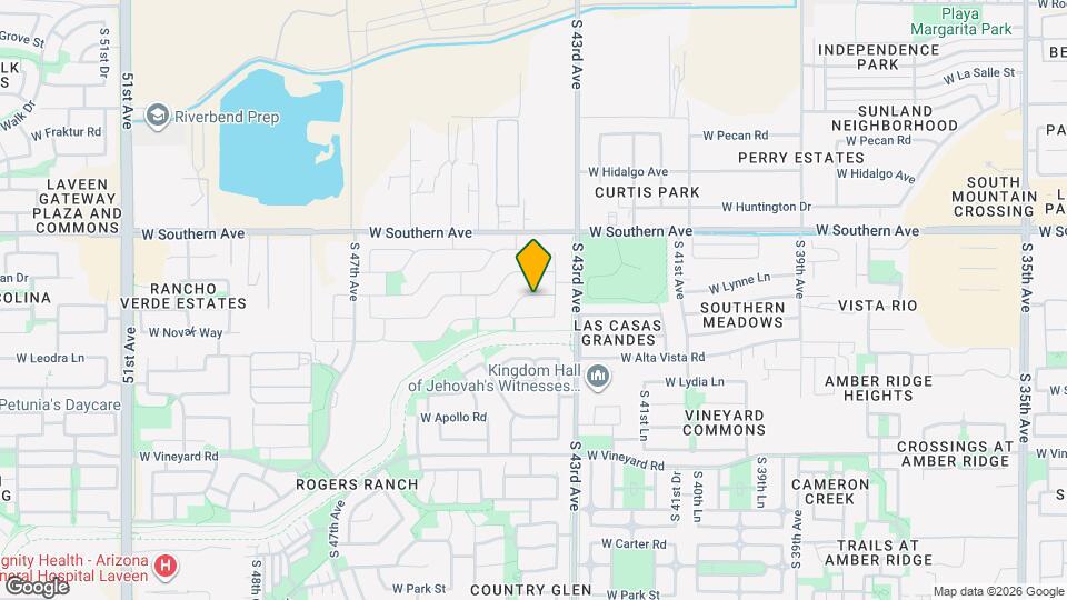 4323 W T Ryan Ln Mapa y Detalles de la Ubicación