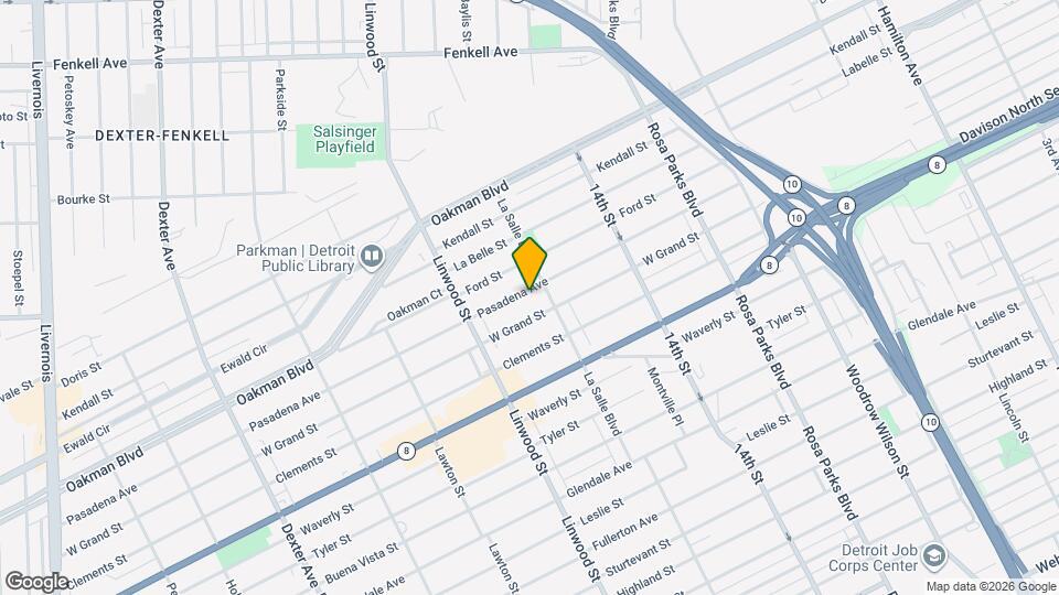 2433 Pasadena St Map and Location Details
