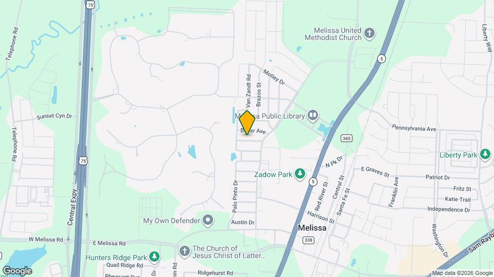 1110 Lubbock Ln Map and Location Details