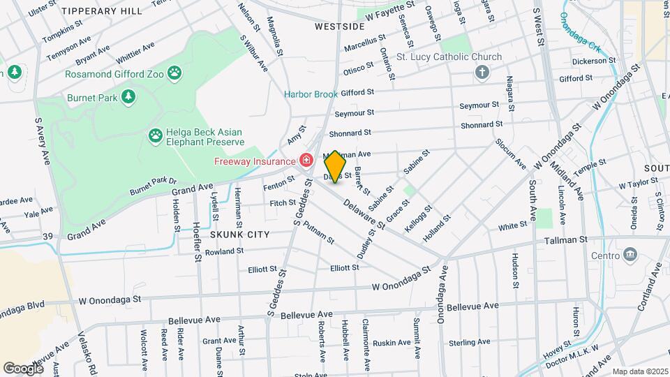 560 Delaware St Map and Location Details