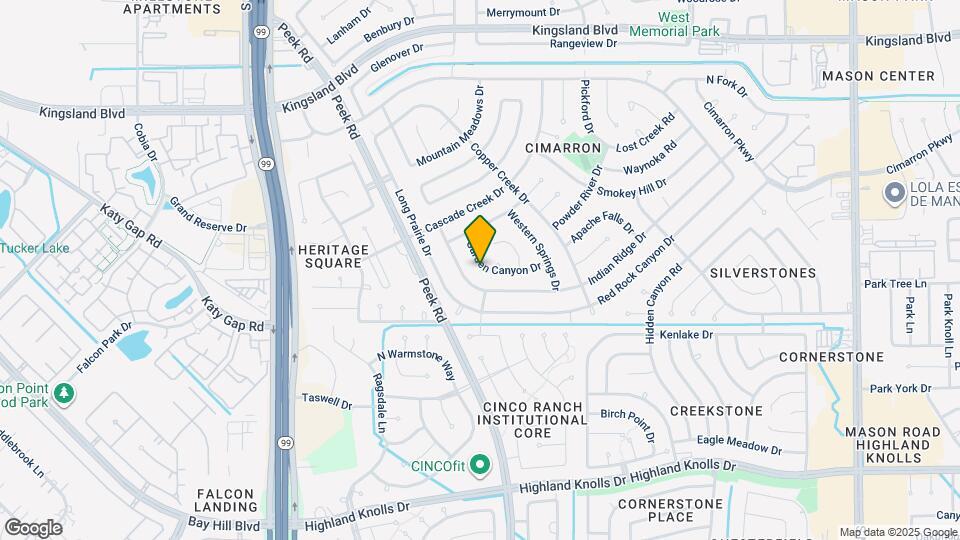 22911 Garden Canyon Dr Map and Location Details