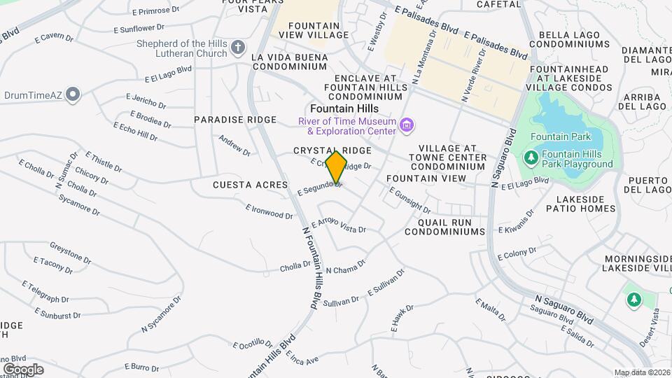 16411 E Segundo Dr Mapa y Detalles de la Ubicación